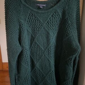 American Eagle Outfitters Forest Knit Sweater